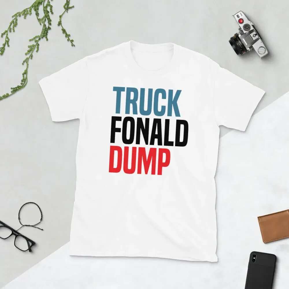 Truck Fonald Dump Funny Anti Trump Impeach Resist Gift T-Shirt