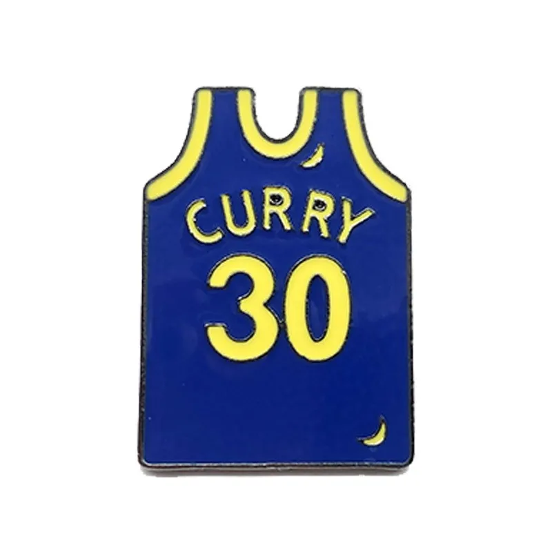 Zinc Alloy Brooch for Basketball, Creative Metal Badge, Free Design