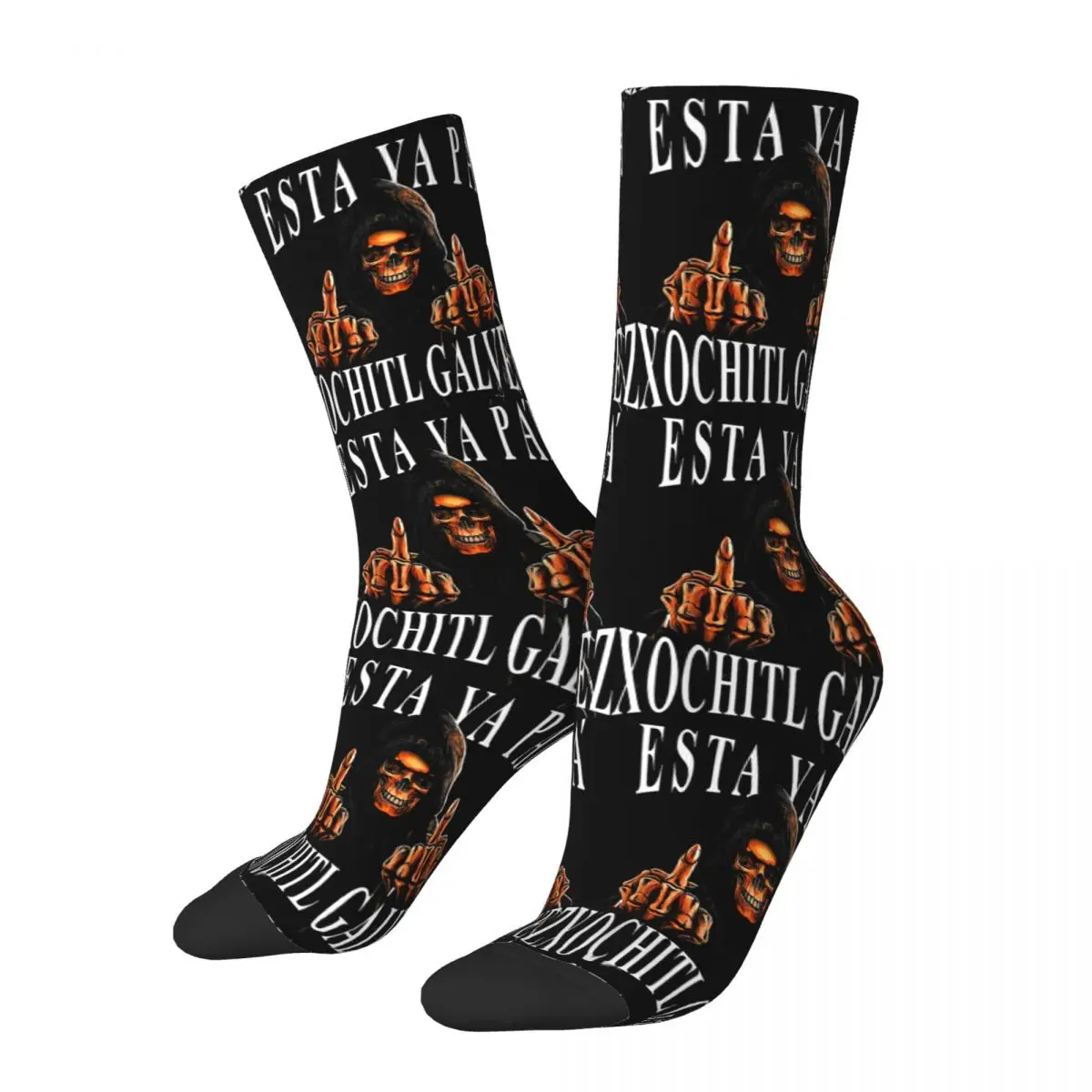 Calacas Chidas Gym Socken Todo Sea Por Las Senoras moderne Strümpfe Herbst rutsch feste Frauen Männer Socken warme weiche Grafik socken