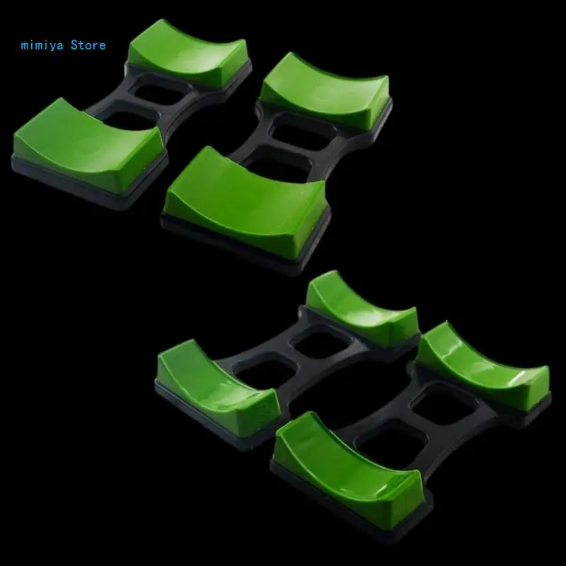 

pipi 4Pcs Dumbbells Bracket Mat Frame Stand Dumbbells Rack Floor Protections Pad Dumbbells Plastic Display Stands Weight Holder