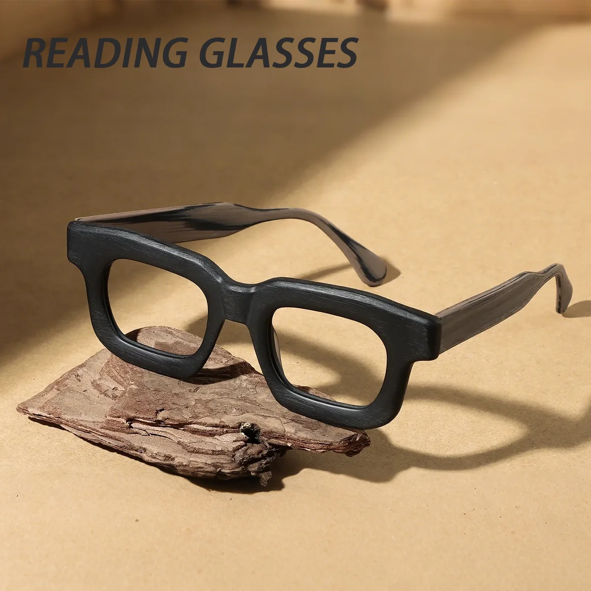 

FYTOO Retro Acetate Fiber Reading Glasses Anti Blue Light, Multi Color, Prescription Glasses, Presbyopia Glasses 2846