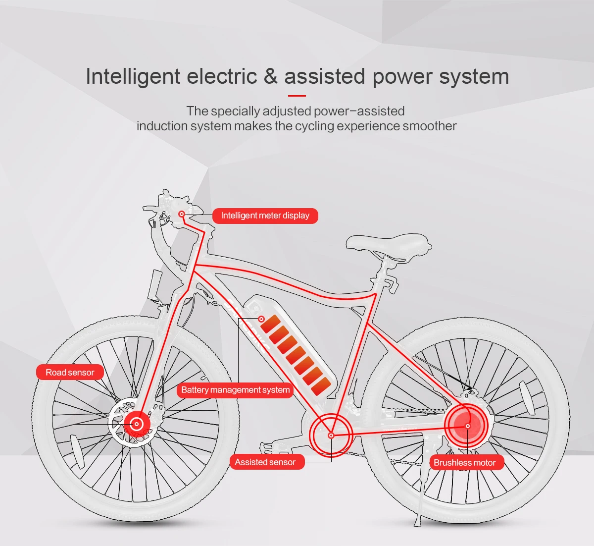 Samebike SY26-II Elektrofahrrad Mit 36V 13Ah Abnehmbarem Akku, 26 Zoll E-bike Mountainbike für Erwachsene, 7-Gang, 25 km/h und Reichweite bis 40-80km – Detail 4