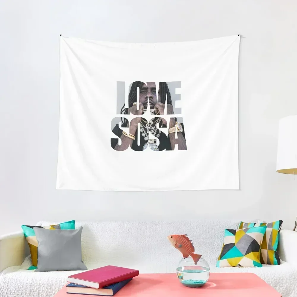 LOVE SOSA Chief Keef Logo Design Tapestry Decorations For Your Bedroom House Decorations Tapestry