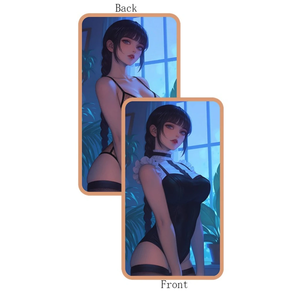 1 Oz .999 Fine Copper Bar Dark Maid Anime Girl Fantasy Portrait Art Pure Copper Bullion Bar Collection Gifts for Anime Lovers