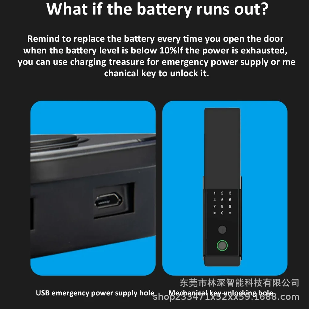 DurableBull Head Lock Graffiti Smart Lock Double Sided Waterproof Vintage Iron Door TongTong Lock Apartment Rental House Passwor view 3