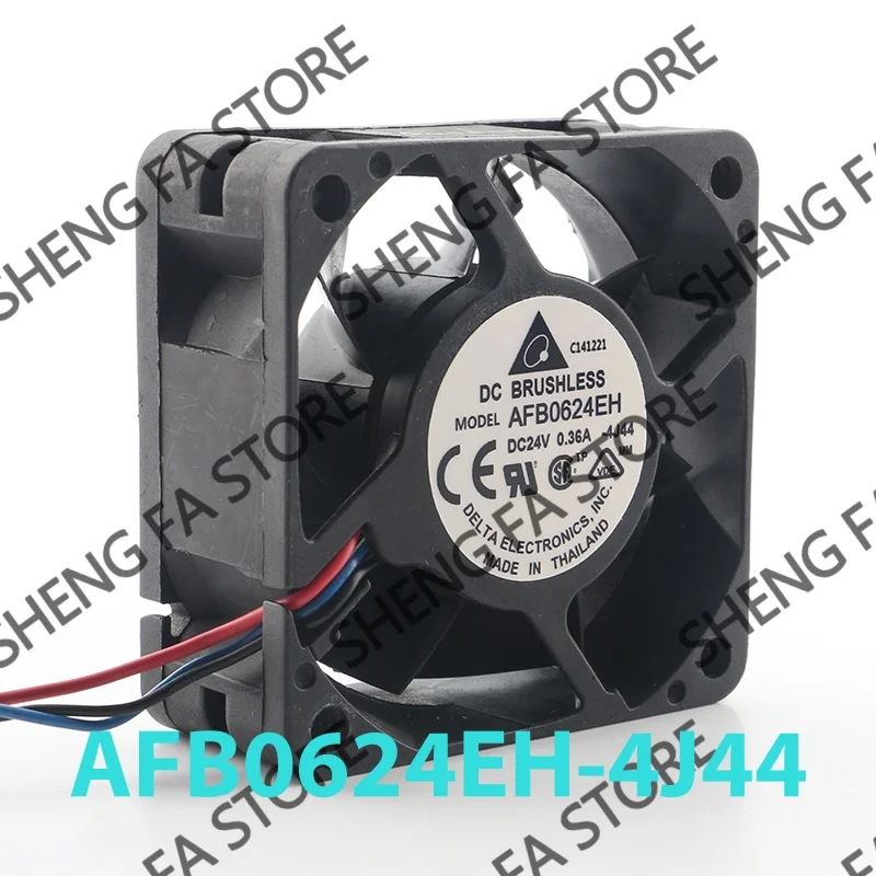 Cooling Fan AFB0624EH-4J44 Delta 5V 12V 48V DC 24V 0.36A AC EC 6025 60X60X25MM 6CM Double Ball Bearing Laege air Volume Inverter
