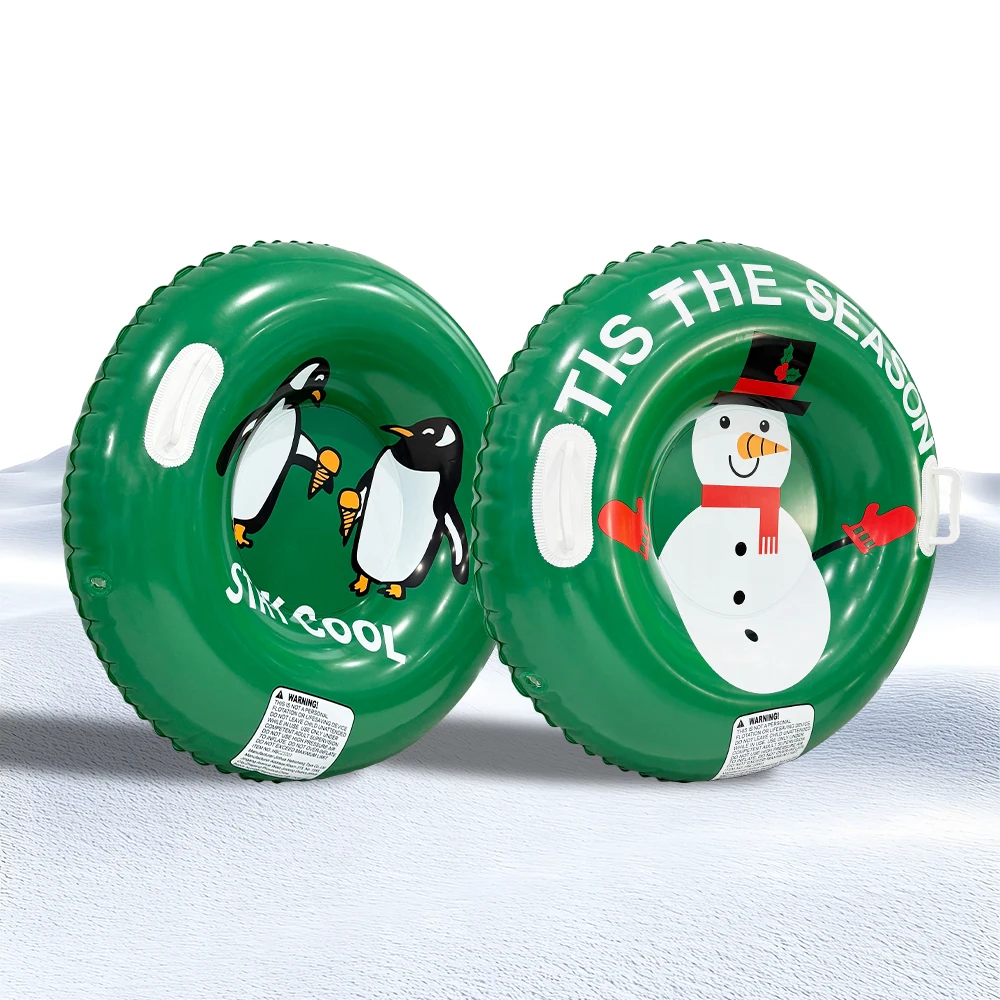 1 زلاجة ثلجية قابلة للنفخ - سعة كبيرة، متينة، سهلة النفخ، حلقة ثلج، رياضات خارجية، توفر تجربة تزلج آمنة وممتعة، أزرق #5