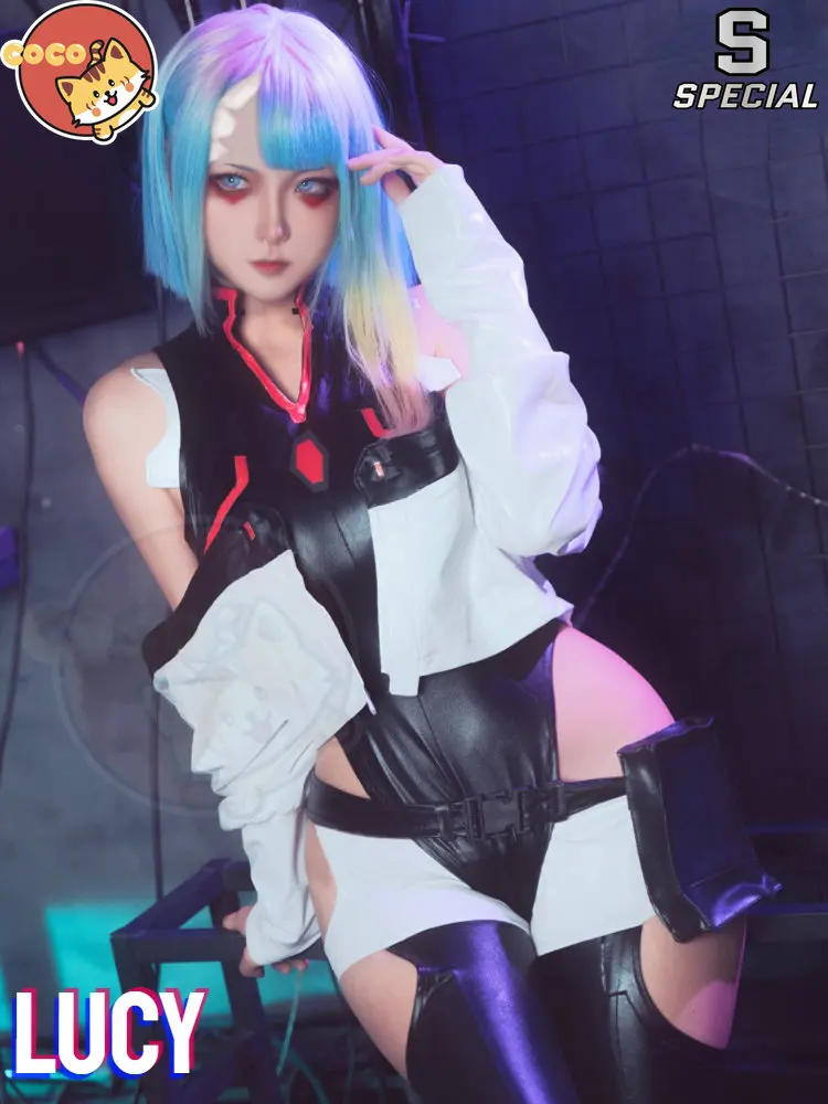 CoCos-S Anime Cyberpunk Edgerunners Lucy Cosplay Costume Anime Cos Cyberpunk: Edgerunners Cosplay Lucyna Costume and Cosplay Wig