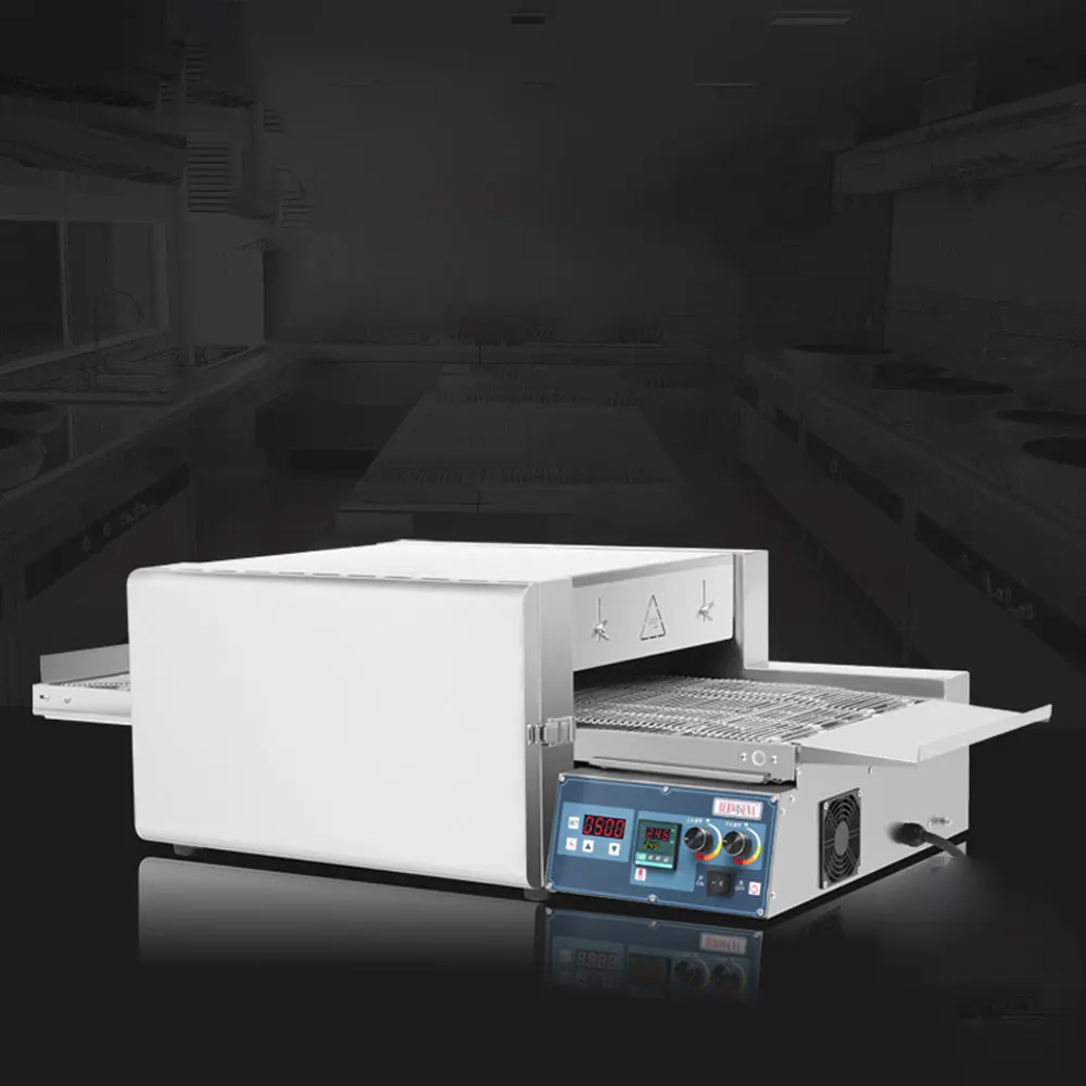 2025 NewCommercial Convey Electric Oven Intelligent Pizza Oven Baking Machine Multifunctional Pizza Burger Oven forno elétrico