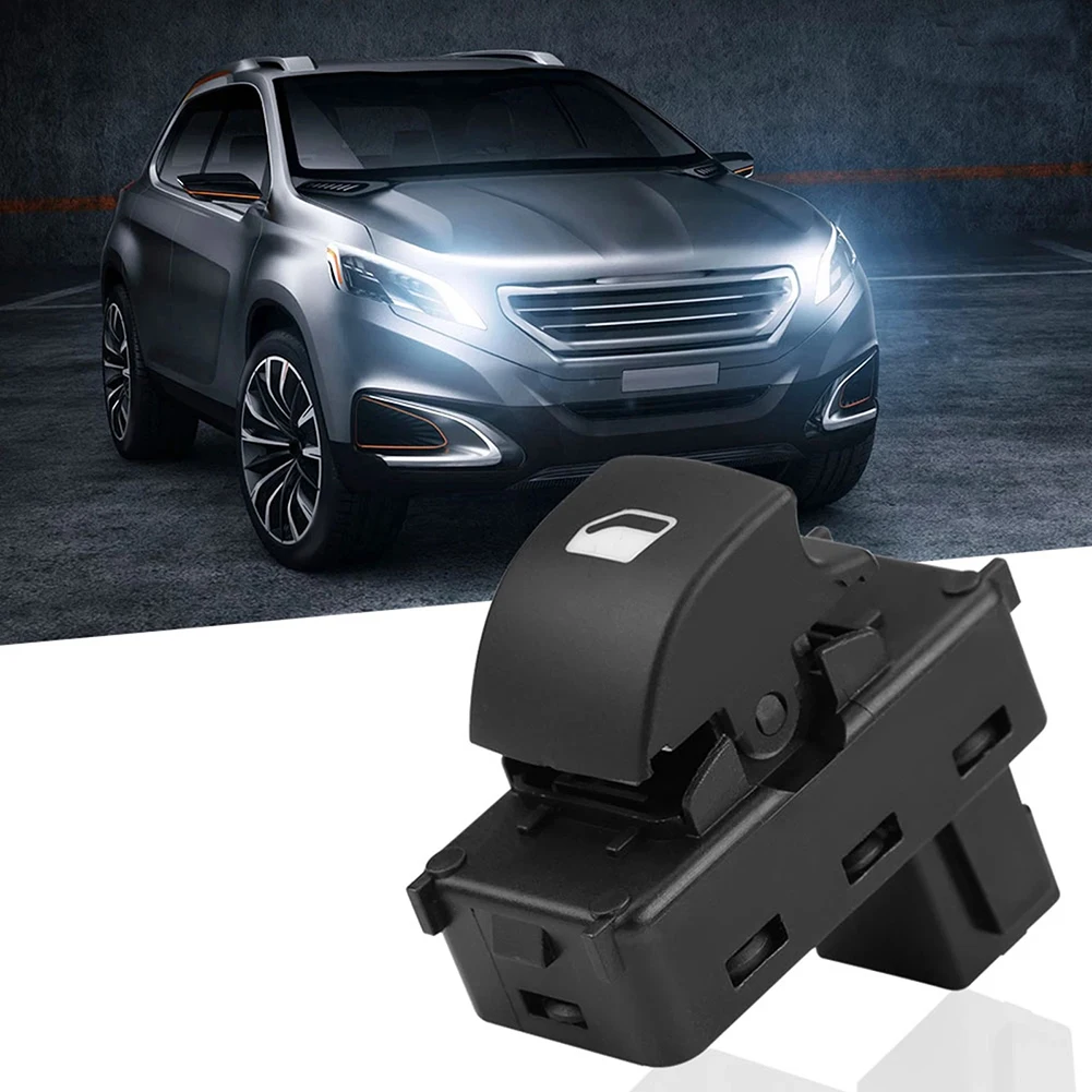 

Кнопка включения стеклоподъемника автомобиля для правой пассажирской стороны, подходит для C4 для 207 OEM 6554 Ql, черный цвет, пластик