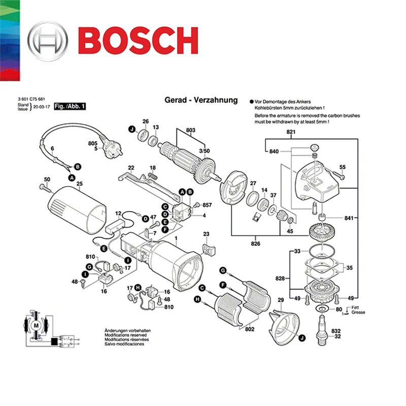 Bosch GWS 6/7/8 750 900 Series 14-150 20-180 Angle Grinder Replacement Fitting Parts Repair Spiral Bevel Gear Set