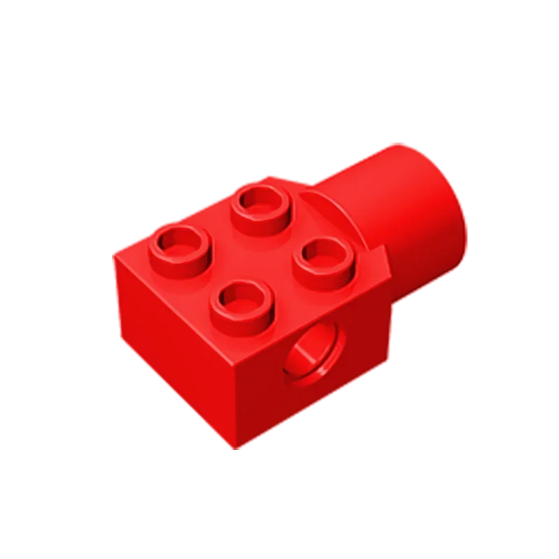 Gobricks GDS-1087 Technical, Brick Modified 2 x 2 with Pin Hole, Rotation Joint Socket compatible with lego 48169