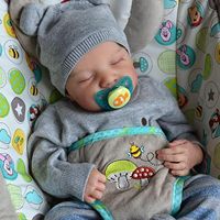 Lifelike Reborn Baby Dolls  17 Inch Realistic Newborn Baby Dolls Anatomically Correct Real Life Baby Dolls Full Vinyl Body