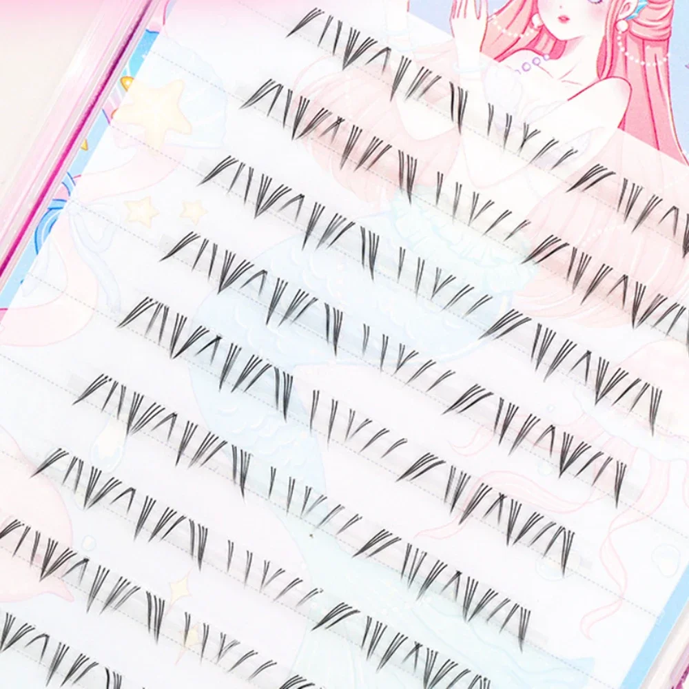 Individual Bottom Eyelash Cluster Extension Lower False Eye Lashes Professional Makeup Cluster Grafting False Eyelashe