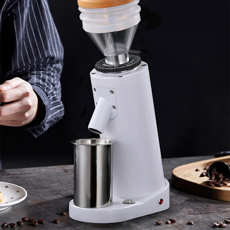مطحنة حبوب البن الكهربائية 250 واط مطحنة سطح المكتب الصغيرة 40 مللي متر معالجة حبوب البن المحمولة صنع مسحوق القهوة