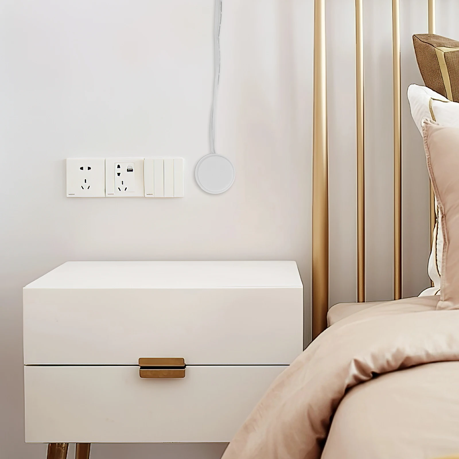 

Touch ABS Touch Light Dimmer Easy Installation for Cabinet Closet Drawer Light Replacement Lamp