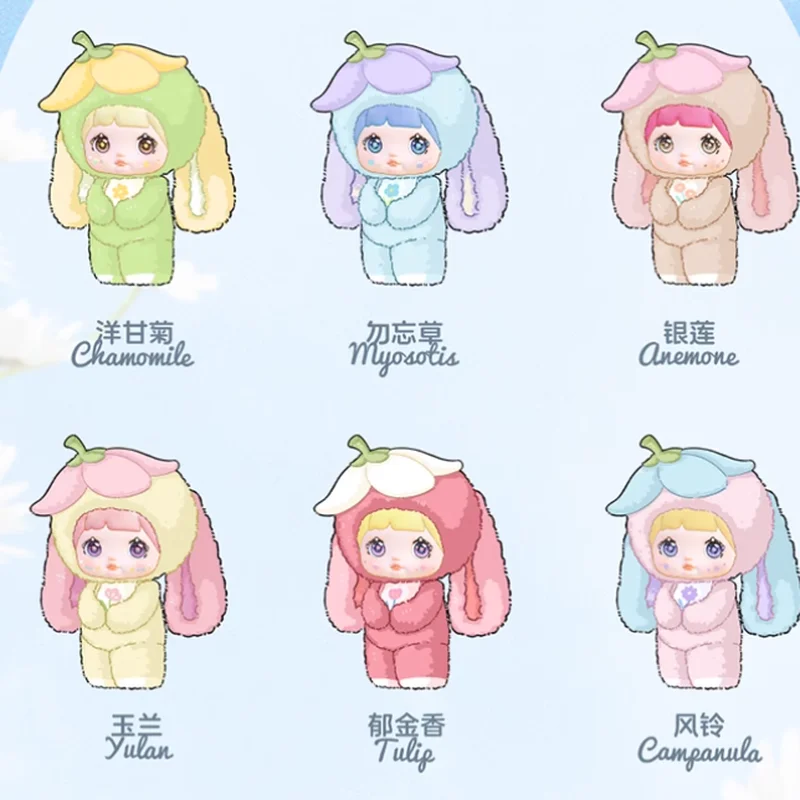 

In Stock Kawaii Nommi Garden Rabbit Series Blind Box Anime Action Figure Sweet Lovely Dolls Bag Decor Girl Xmas Birthday G