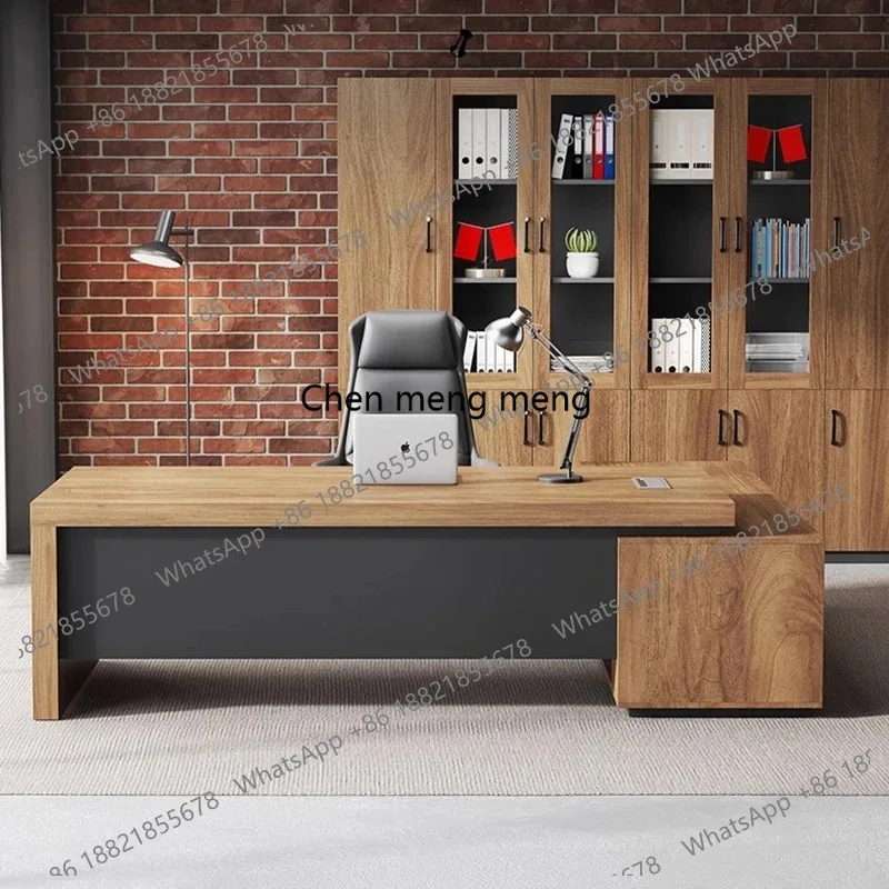 Wooden Study Office Desk Modern Computer Organizers Storage Cheap Office Desk Relaxing Mesa Ordenador Space Saving Furniture