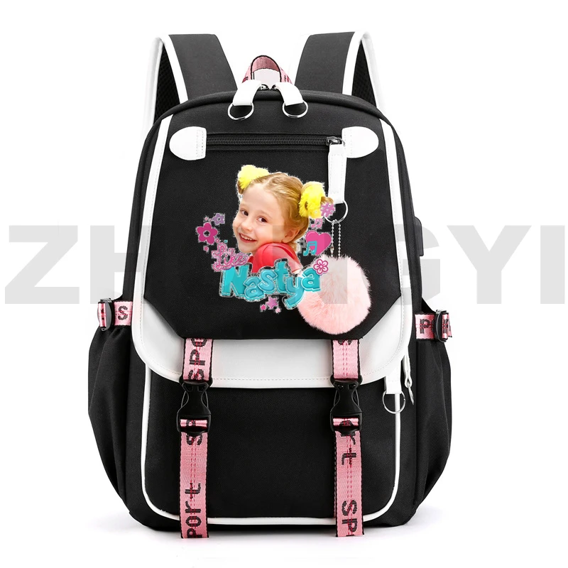 Funny Cartoon Russia Like Nastya Backpack for Women Kawaii Anime Boys Girls Like Nastya School Bag Fashion Casual Travel Mochila