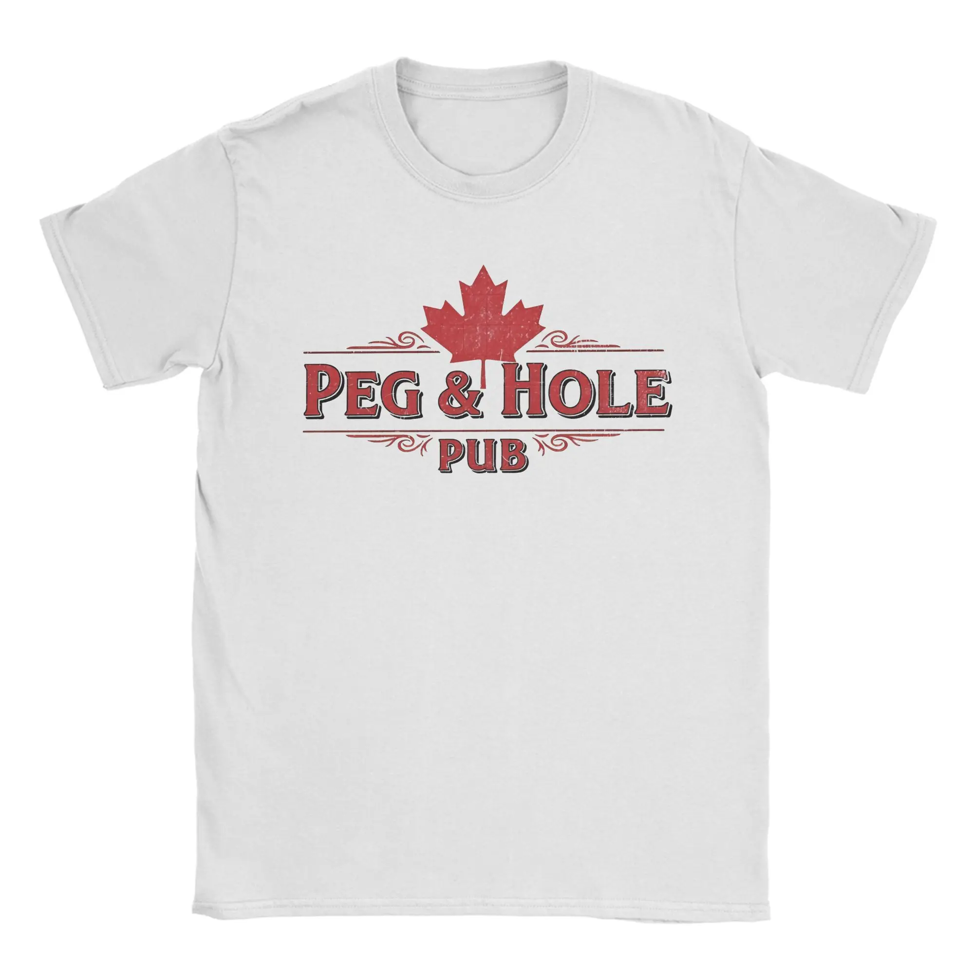 

Hollander Heated Rivalry Peg and Hole Pub T-Shirt Men Leisure Cotton Tees Round Collar Short Sleeve T Shirts Printing Clothes