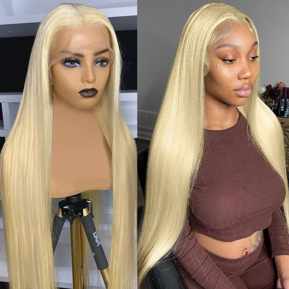 

13x4 Straight Lace Front Wig 613 Blonde Lace Frontal Wig Transparent Lace Wigs For Women Human Hair Lace Closure Wig Brazilian