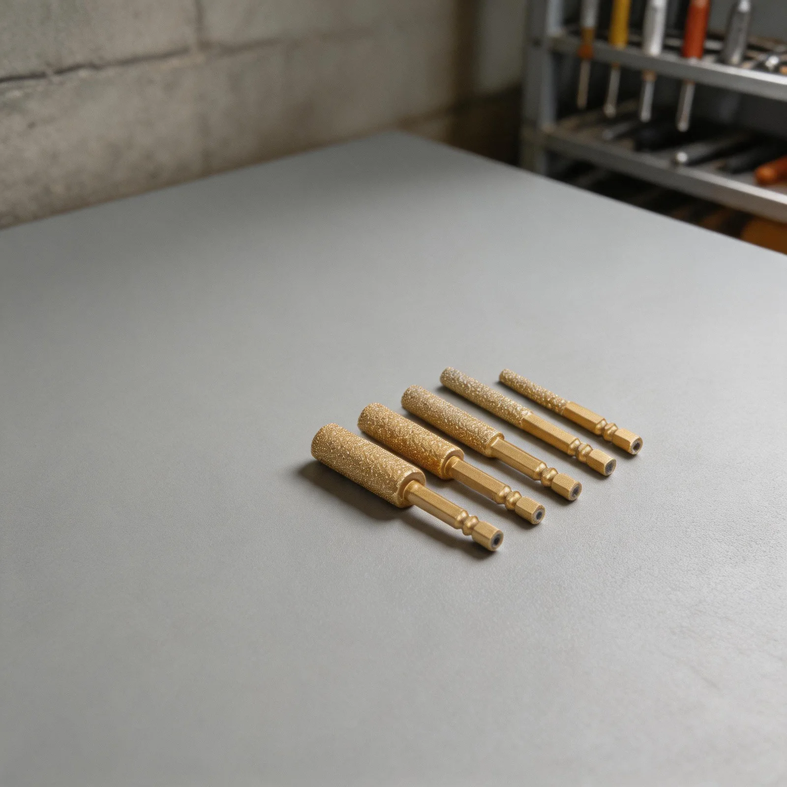 Effortless Drilling and Chamfering with Diamond Grit Bit for Ceramic Glass Surfaces 6+8+10+12+14mm with Anti-Slip Shank