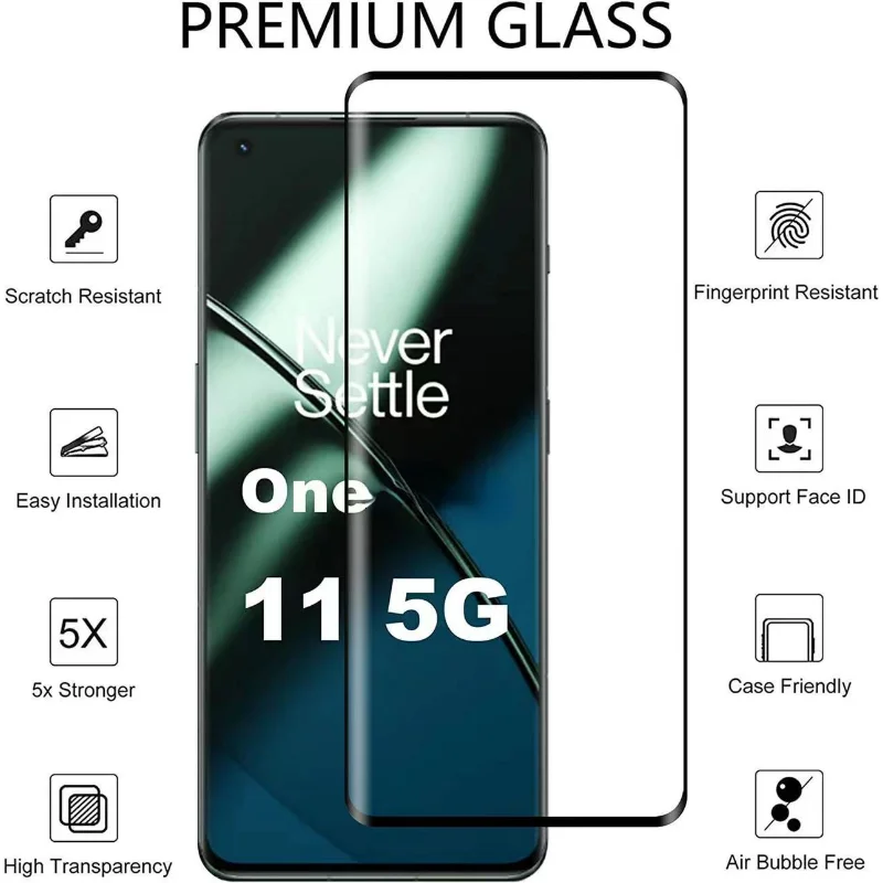 Protector de pantalla curvado 3D para Oneplus 11R 11 9 10 Pro, vidrio templado para Oneplus 9Pro 10Pro, película protectora de cubierta completa