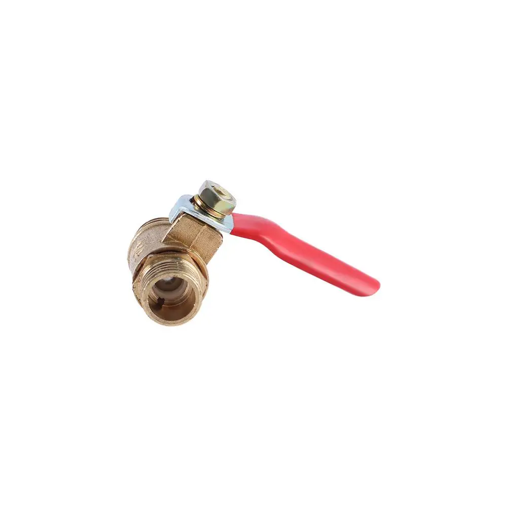 

12mm Brass Full Port Hose Connector Ball Valve Pipe Male to Male Thread Switch Pipe Fittings