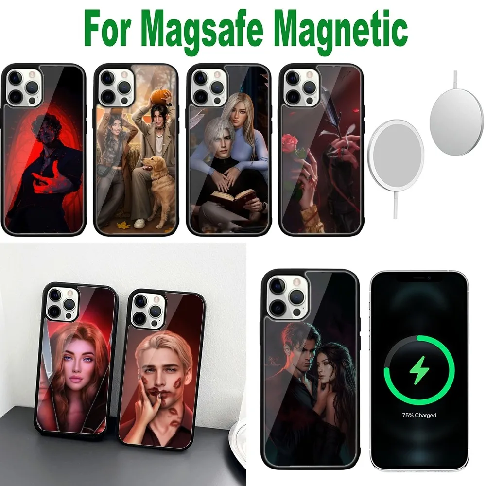 

Romance clubs Game Malbonte Vicky Phone Case For iPhone 16,15,14,13,12,11,Plus,Pro,Max,Mini Magsafe Magnetic Wireless Charging