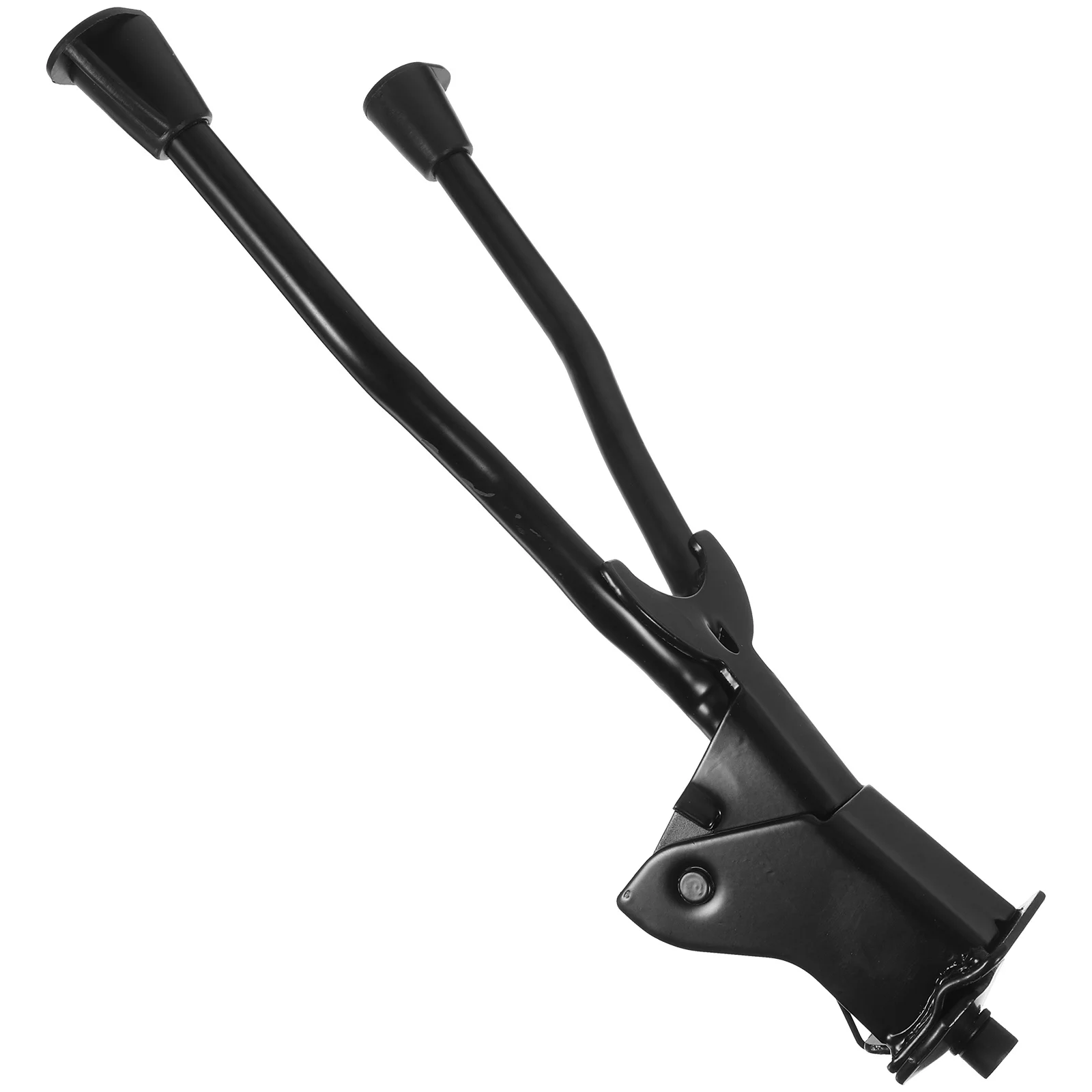 

1Pcs Double Leg Bike Kickstand Holder Adjustable Foldable Parking Rack Support Mountain Bike Side Stand Foot Brace Black