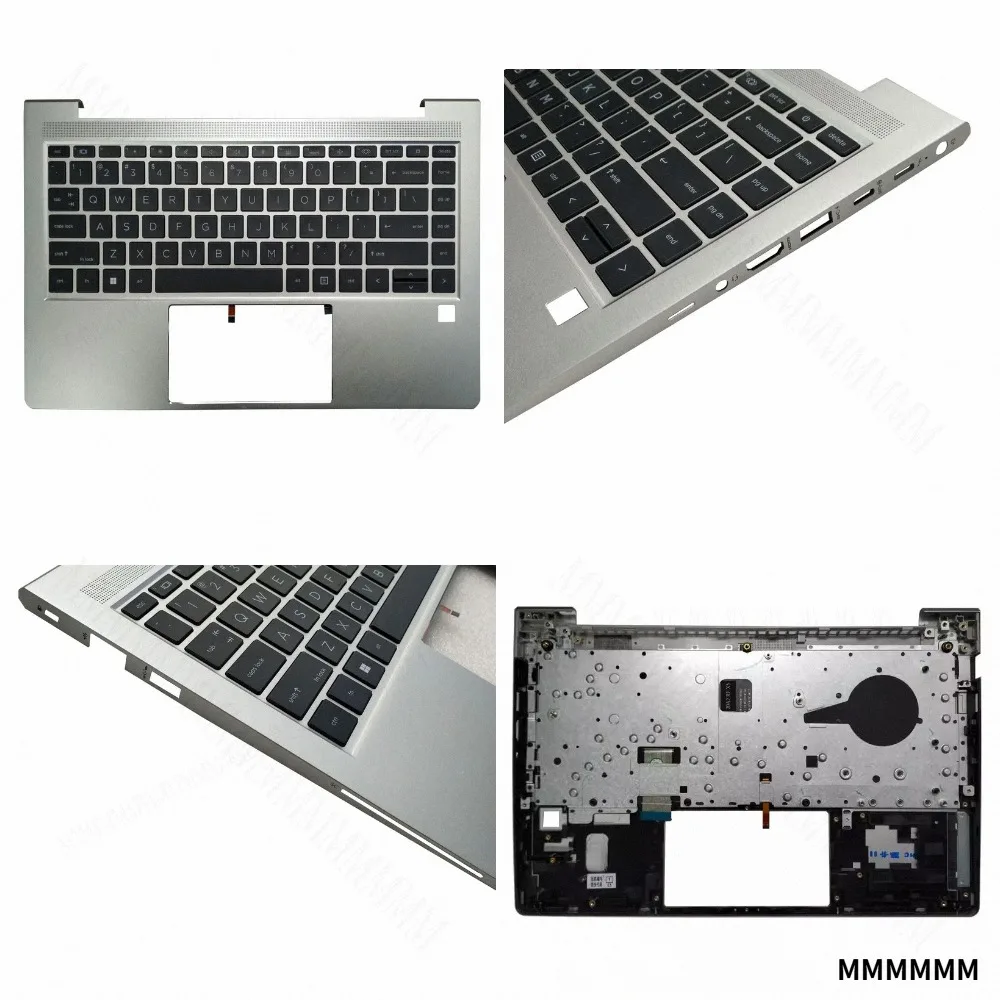 TT N45429-001 Brand new, suitable for HP Elitebook 640 645 G10 Palmrest Upper Case, US backlit keyboard