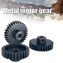 Mod 1 Pinion Gear 5mm Hardened Steel  Fit 5mm RC Motor Shaft M1 Pitch Gears Compatible with Arrma Traxxas Axial HSP Redcat Losi