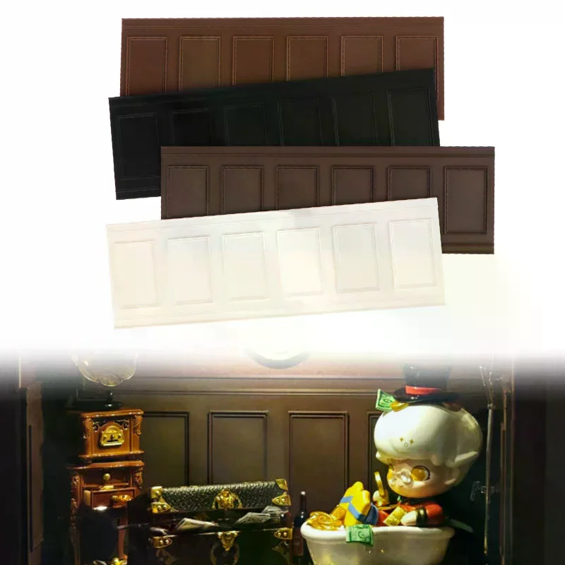 1Pcs 1/12 Puppenhaus Platz Wand Rock Wand Panel Für Micro Landschaft Fenster Display Rolle Spielen Puppe Haus Zubehör