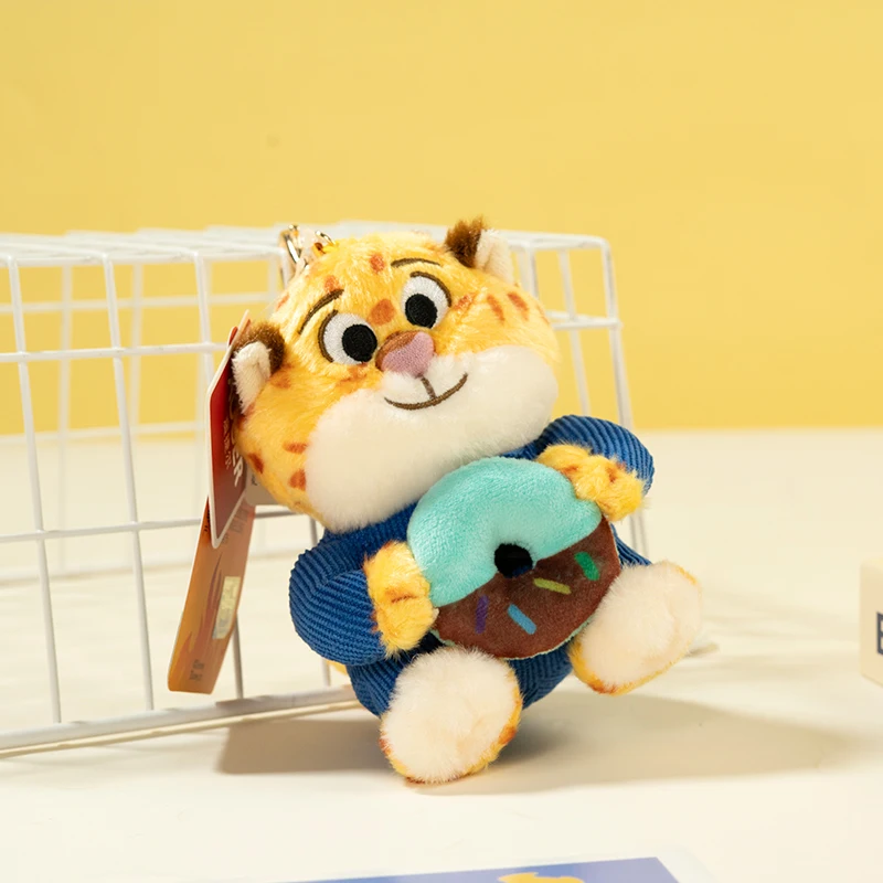 سلسلة مفاتيح من القطيفة من سلسلة Disney Zootopia Benjamin Series، هدية عيد ميلاد للفتيات، مهرجان عيد الميلاد، رسوم متحركة لطيفة Kawaii