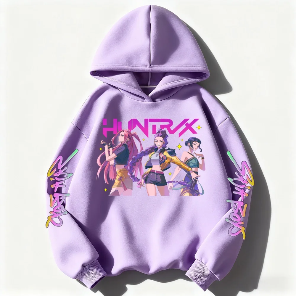 

Толстовка K-Pop Witch Hunter Tiger для мальчиков и девочек, милый мультяшный тигр, классическая толстовка в уличном стиле, 2025 год, топ в стиле аниме Harajuku