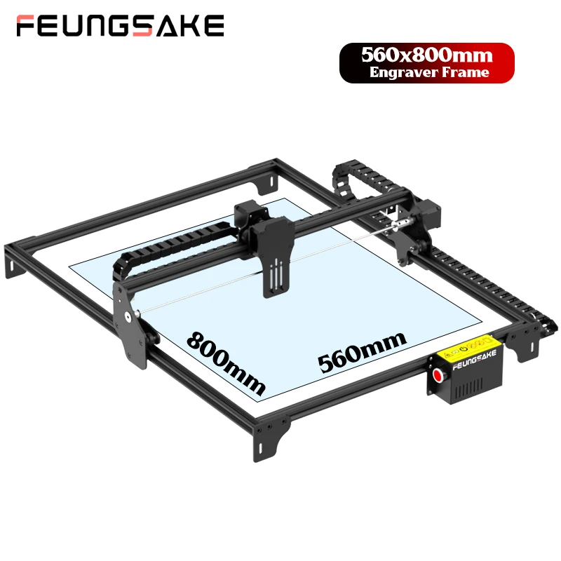 Laser Cutter And Engraver Frame Kit 560*800Mm Grbl Controller Diy Laser Engraving Machine Frame Only Logo Marking