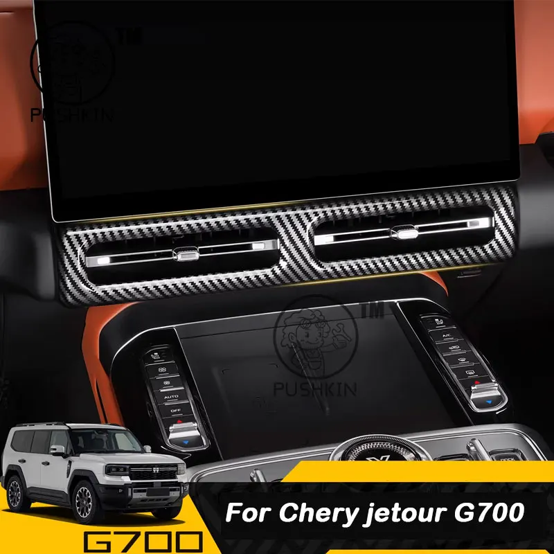 

For Chery JETOUR G700 2025 2026 Gear Shift Panel Trim Window Glass Lift Button Switch Panel Protection Cover Accessories