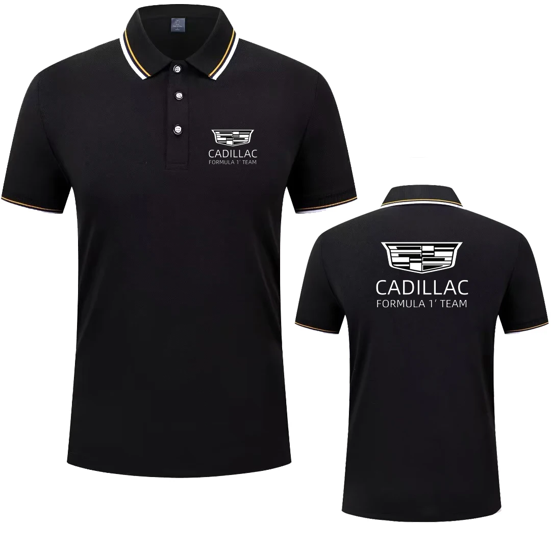 Camiseta Polo Cadillac 2026 Sergio Pérez, Polo Cadillac 2026 Valtteri Bottas, Polo para aficionados del equipo Cadillac
