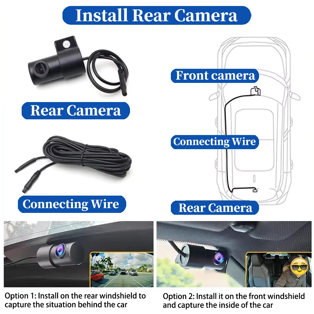 Dash Cam for Lincoln Nautilus CDX707 2023-2026 4K UHD DVR Wifi Camera Video Recorder Driving Recorder Dashboard Night Vision
