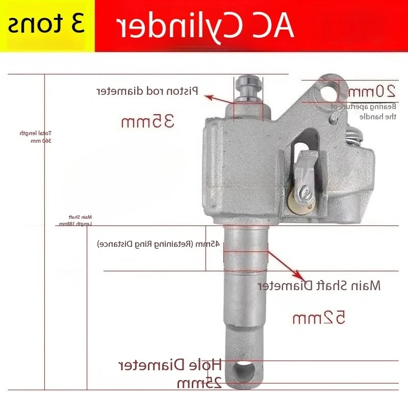 

Manual Forklift Pump Assembly - 3T/5T Hydraulic Cylinder for Pallet Truck, Ground Beef Oil Pump Unit