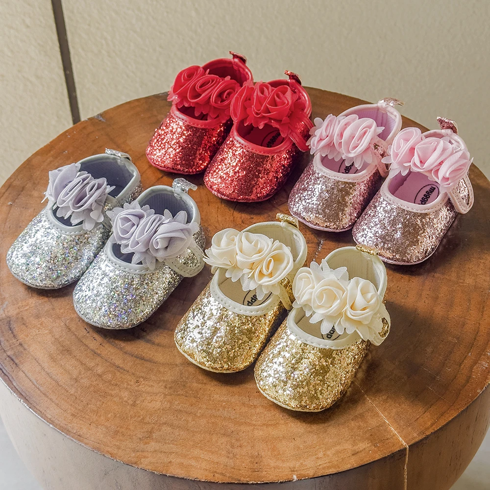 

Baby Mary Jane Shoes Toddler Girl 0-6-12 Month Prewalking Shoes Baby First Step Shoes Soft PU Cute Flower Spring Summer Sandal