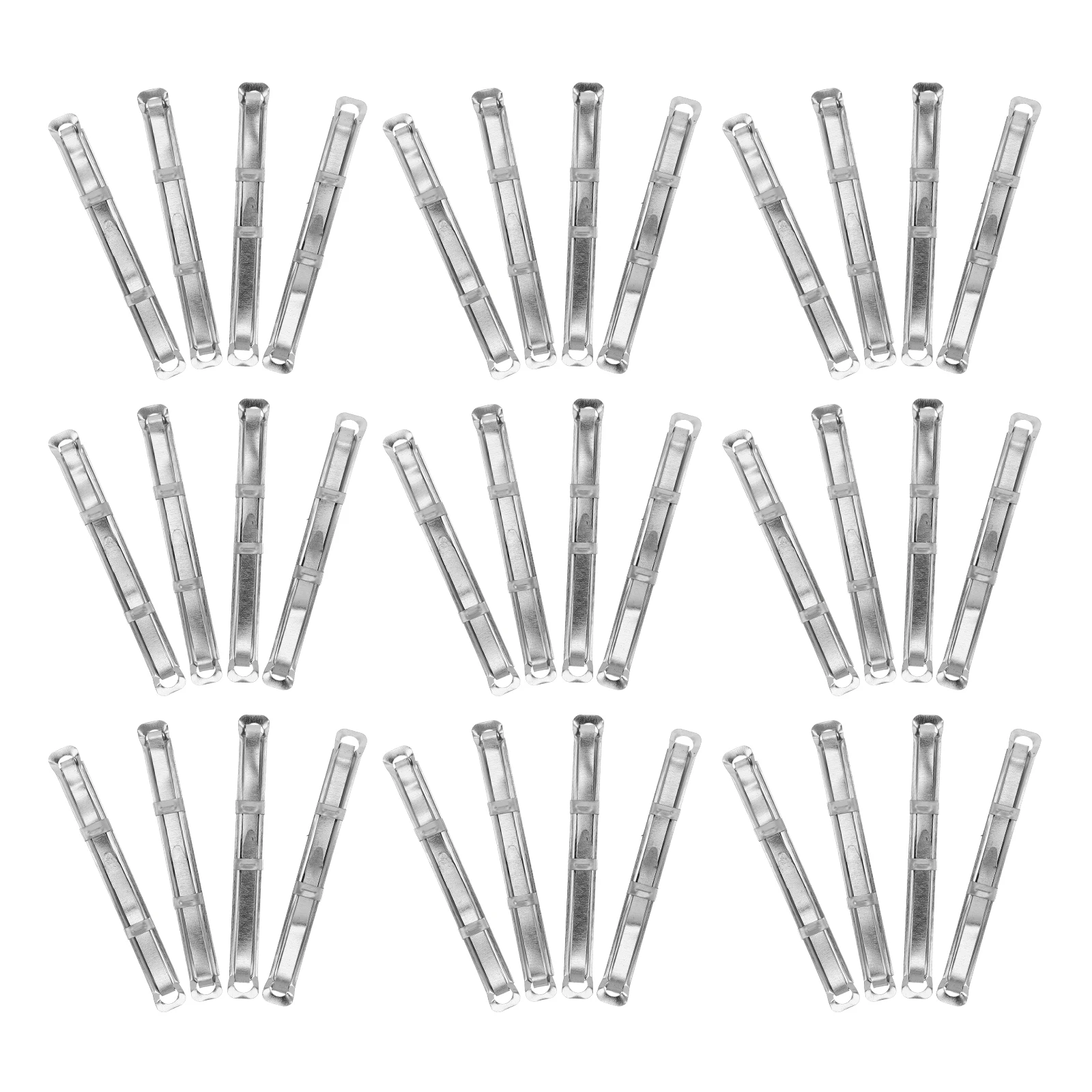 

45 set Metal Binder Two-Hole Heavy Duty File Clips For Office Supplies Documents School Libraries Wire Binder Clips For