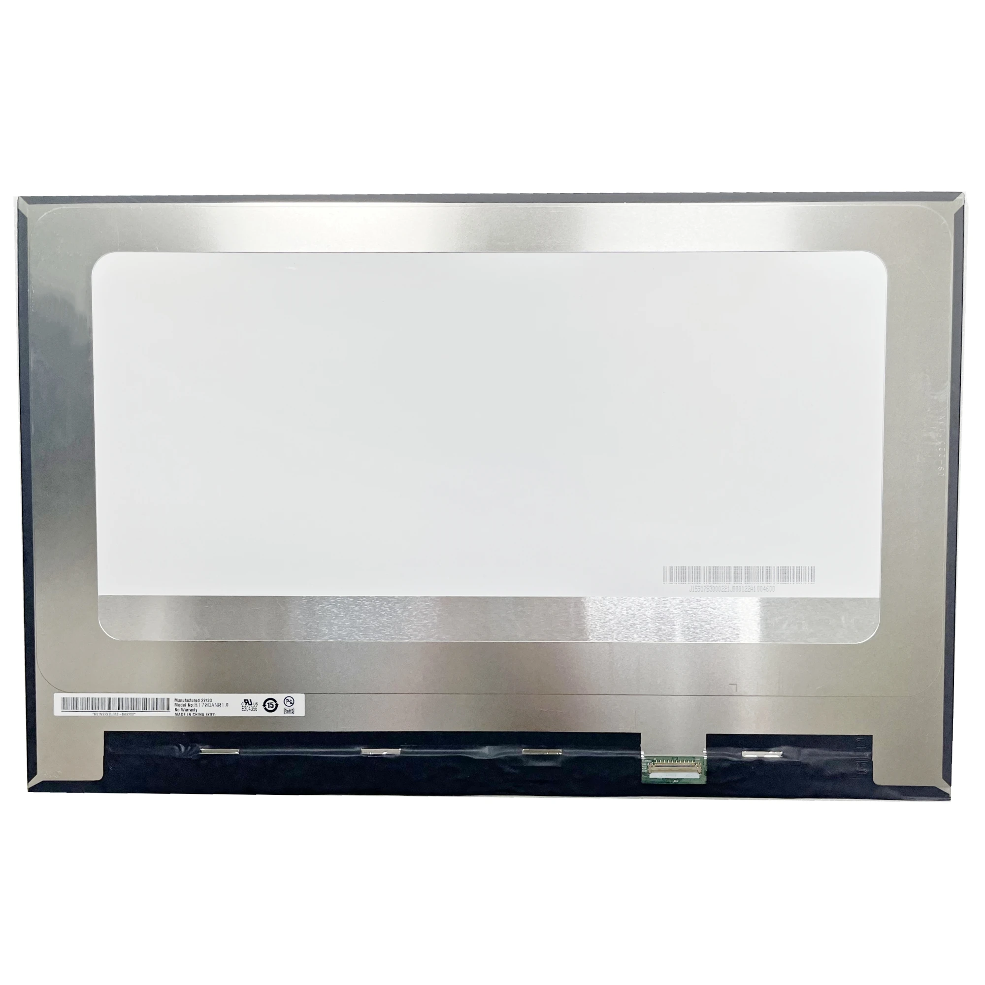 

B170QAN01.0 17.0 inch 165Hz Laptop LCD Screen 2560*1600 EDP 40 Pins 100% DCI-P3
