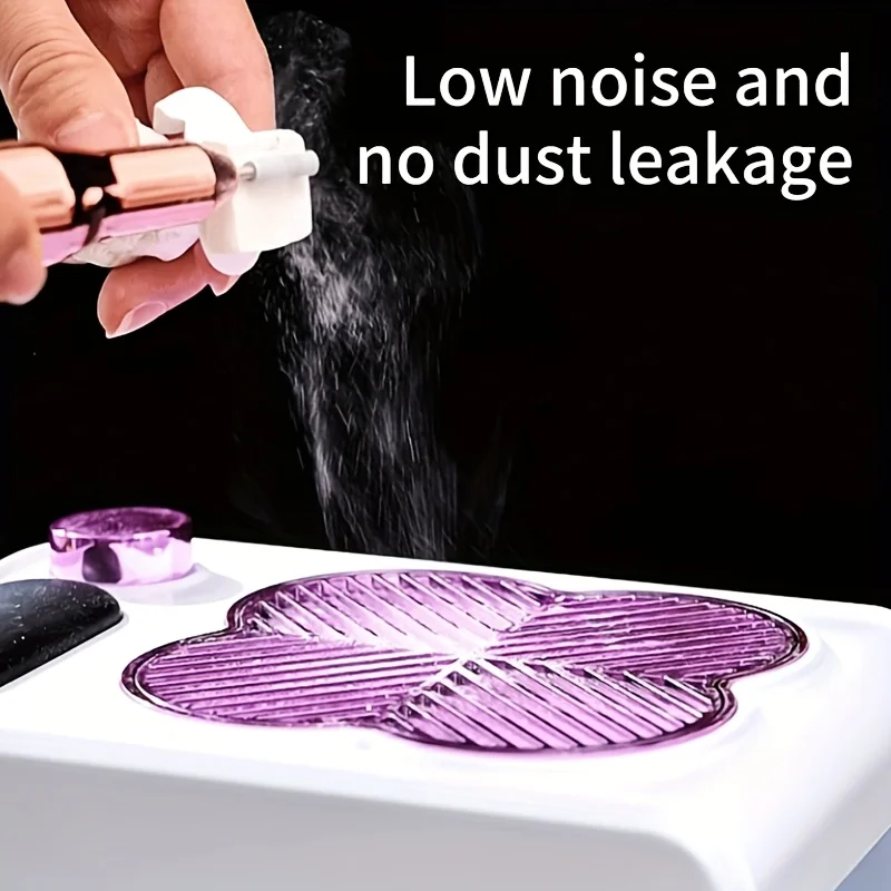 

Мощный пылесборник для ногтей с фильтром, бесщеточный вытяжной вентилятор для маникюра, пылесос для нейл-арта