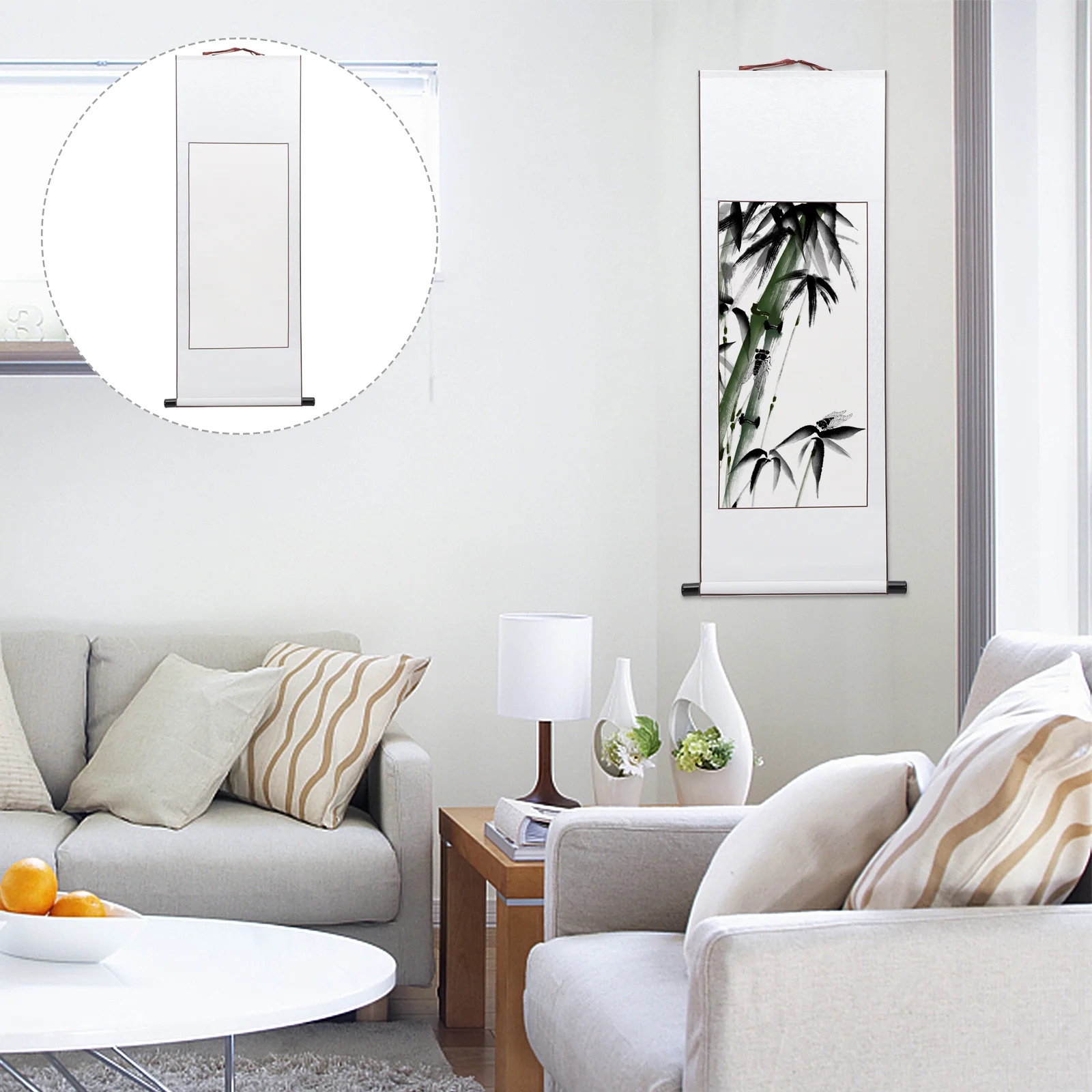 

Premium Xuan Paper Scroll for Calligraphy Art Writing Brush Work Small Block Running Script Rice Paper Home Office Decoration