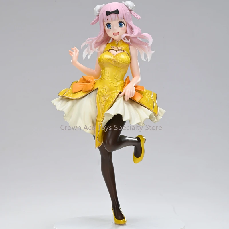 TAITO Kaguya-sama: Love Is War Anime Figure Fujiwara Chika Action Figure Trendy Toy for Kid Holiday Gift Collectible Model Dolls