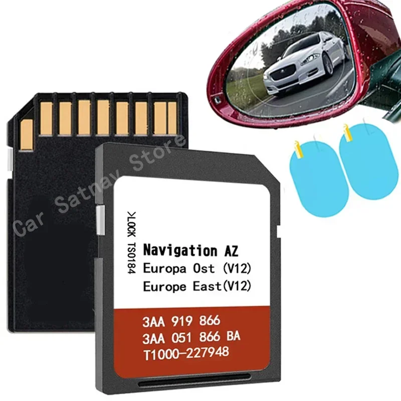 

RNS 315 Ost Skoda Amundsen Seat Media Syetem 2.1 East EU 3AA919866A Sat Nav Card for VW Navigation Maps with Free Anti Fog Flim