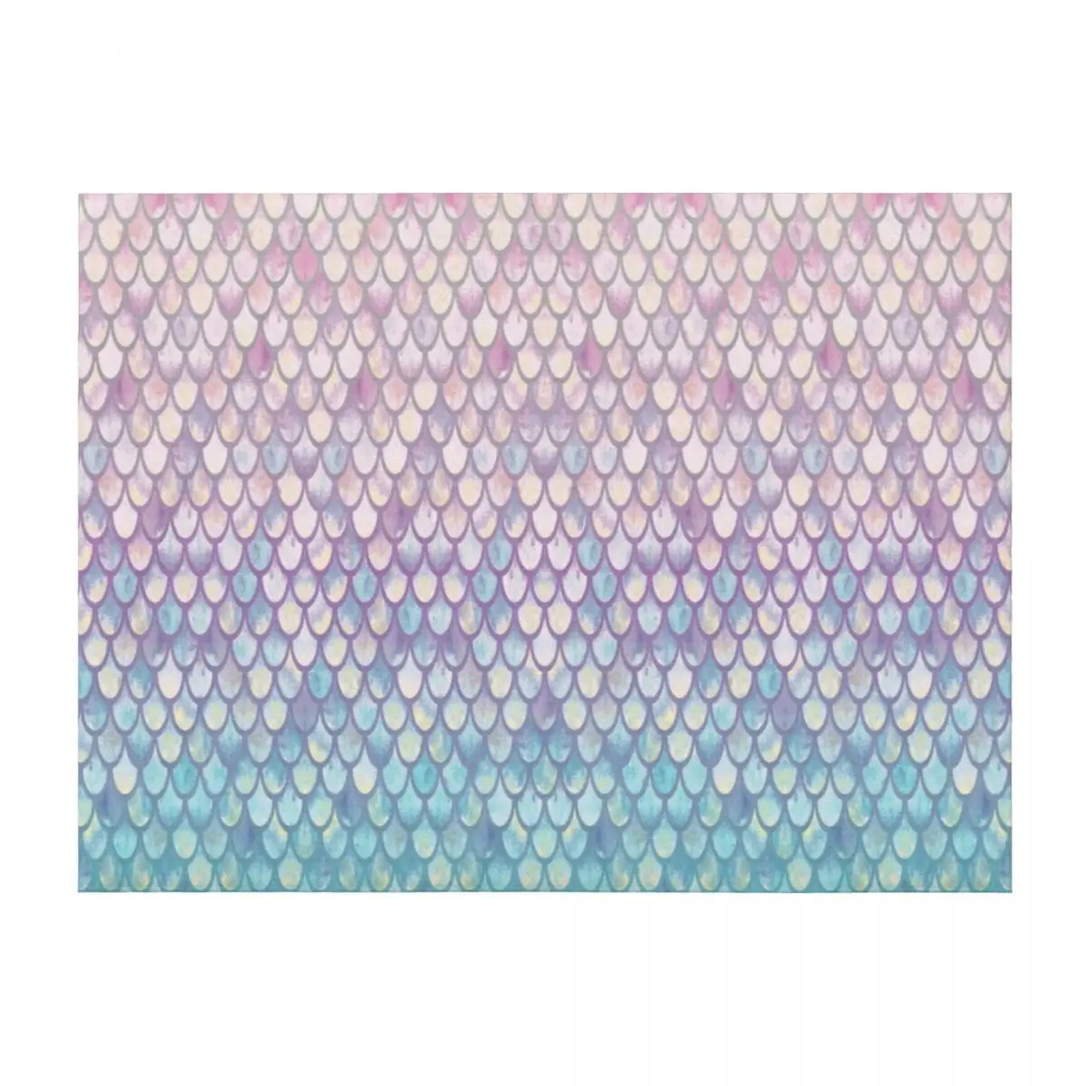 

Spring Mermaid Scales Throw Blanket heavy to sleep Single Summer Designers Blankets