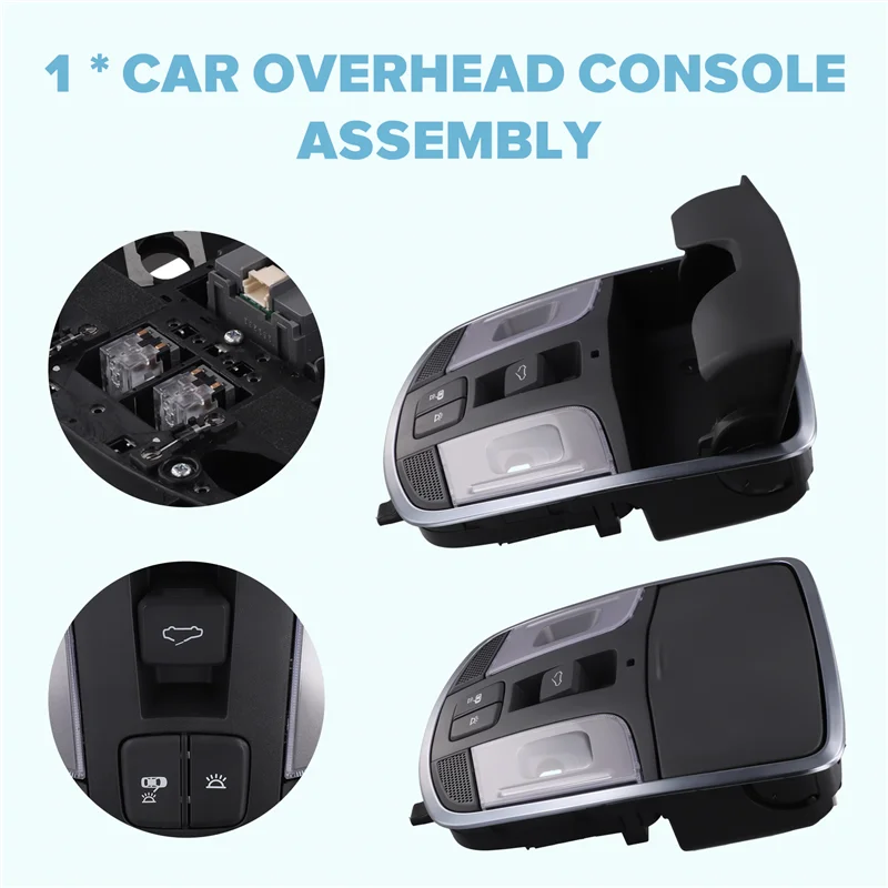 

Портативная автомобильная верхняя консоль в сборе, лампа для чтения, крышка люка на крыше, панель переключателя 92810-C3100 Forhyundai Sonata LF 2015-2017