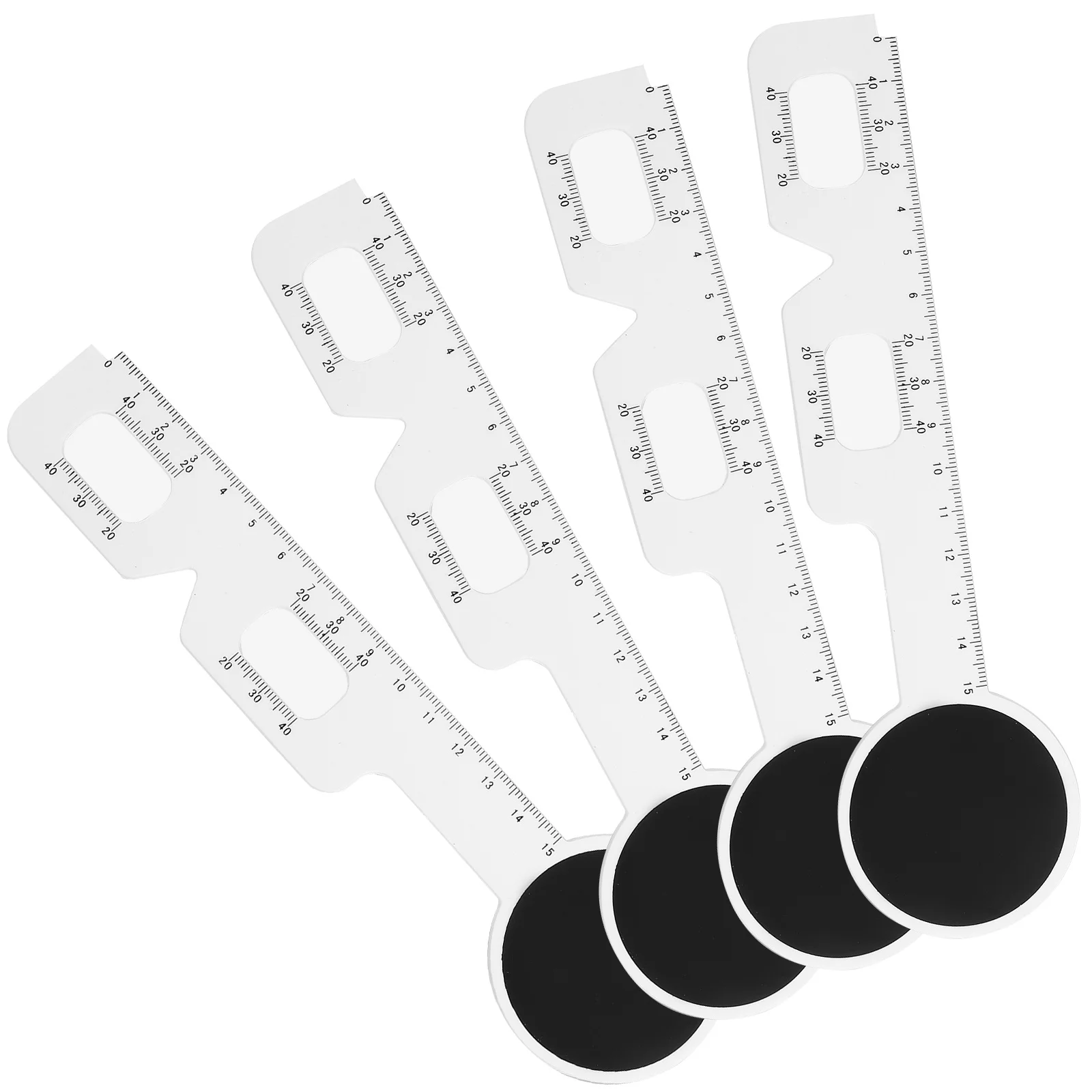 

4 Pcs Pupil Checker Optical Distance Ruler Measuring Eye Distances Pd for Eyeglasses Meter Measurement Tool Eyes